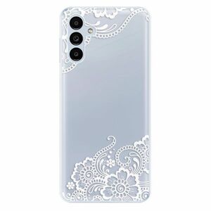 Odolné silikonové pouzdro iSaprio - White Lace 02 - Samsung Galaxy A13 5G obraz