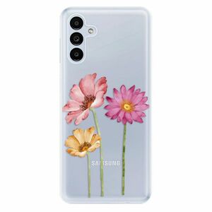 Odolné silikonové pouzdro iSaprio - Three Flowers - Samsung Galaxy A13 5G obraz