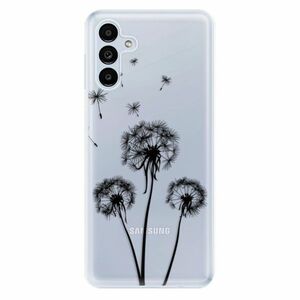 Odolné silikonové pouzdro iSaprio - Three Dandelions - black - Samsung Galaxy A13 5G obraz