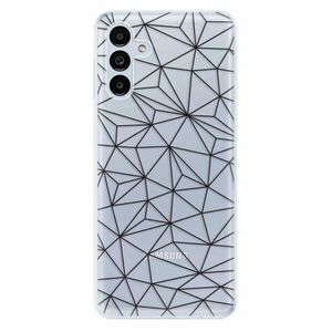 Odolné silikonové pouzdro iSaprio - Abstract Triangles 03 - black - Samsung Galaxy A13 5G obraz
