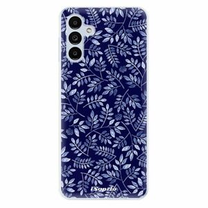 Odolné silikonové pouzdro iSaprio - Blue Leaves 05 - Samsung Galaxy A13 5G obraz