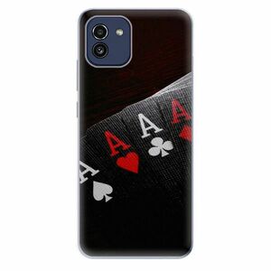 Odolné silikonové pouzdro iSaprio - Poker - Samsung Galaxy A03 obraz