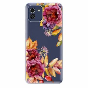 Odolné silikonové pouzdro iSaprio - Fall Flowers - Samsung Galaxy A03 obraz
