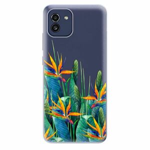 Odolné silikonové pouzdro iSaprio - Exotic Flowers - Samsung Galaxy A03 obraz