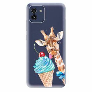 Odolné silikonové pouzdro iSaprio - Love Ice-Cream - Samsung Galaxy A03 obraz