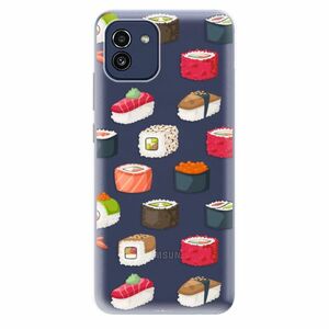 Odolné silikonové pouzdro iSaprio - Sushi Pattern - Samsung Galaxy A03 obraz