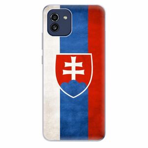 Odolné silikonové pouzdro iSaprio - Slovakia Flag - Samsung Galaxy A03 obraz