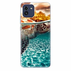 Odolné silikonové pouzdro iSaprio - Turtle 01 - Samsung Galaxy A03 obraz