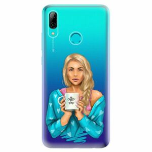 Odolné silikonové pouzdro iSaprio - Coffe Now - Blond - Huawei P Smart 2019 obraz