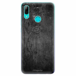 Odolné silikonové pouzdro iSaprio - Black Wood 13 - Huawei P Smart 2019 obraz