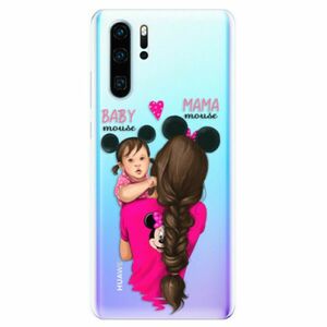 Odolné silikonové pouzdro iSaprio - Mama Mouse Brunette and Girl - Huawei P30 Pro obraz