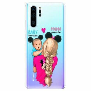 Odolné silikonové pouzdro iSaprio - Mama Mouse Blonde and Boy - Huawei P30 Pro obraz