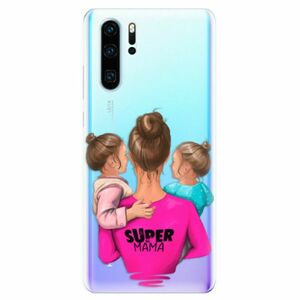 Odolné silikonové pouzdro iSaprio - Super Mama - Two Girls - Huawei P30 Pro obraz