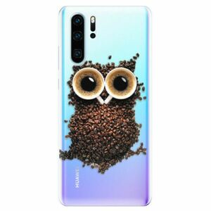 Odolné silikonové pouzdro iSaprio - Owl And Coffee - Huawei P30 Pro obraz