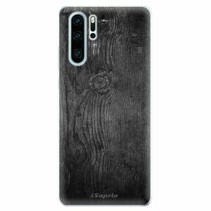 Odolné silikonové pouzdro iSaprio - Black Wood 13 - Huawei P30 Pro obraz