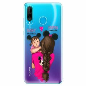 Odolné silikonové pouzdro iSaprio - Mama Mouse Brunette and Girl - Huawei P30 Lite obraz
