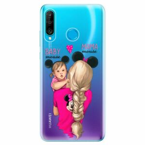 Odolné silikonové pouzdro iSaprio - Mama Mouse Blond and Girl - Huawei P30 Lite obraz