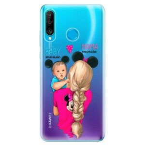 Odolné silikonové pouzdro iSaprio - Mama Mouse Blonde and Boy - Huawei P30 Lite obraz