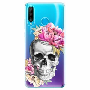 Odolné silikonové pouzdro iSaprio - Pretty Skull - Huawei P30 Lite obraz