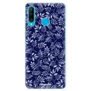 Odolné silikonové pouzdro iSaprio - Blue Leaves 05 - Huawei P30 Lite obraz