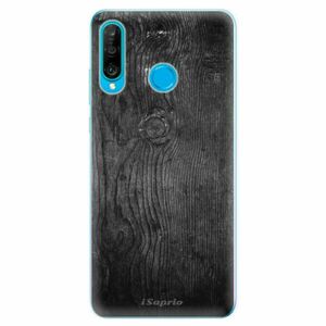 Odolné silikonové pouzdro iSaprio - Black Wood 13 - Huawei P30 Lite obraz