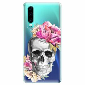 Odolné silikonové pouzdro iSaprio - Pretty Skull - Huawei P30 obraz