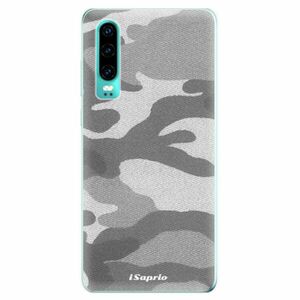 Odolné silikonové pouzdro iSaprio - Gray Camuflage 02 - Huawei P30 obraz