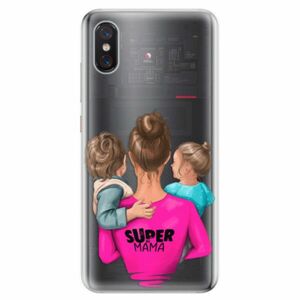 Odolné silikonové pouzdro iSaprio - Super Mama - Boy and Girl - Xiaomi Mi 8 Pro obraz