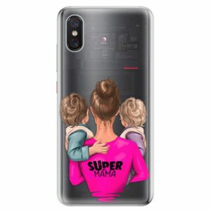 Odolné silikonové pouzdro iSaprio - Super Mama - Two Boys - Xiaomi Mi 8 Pro obraz