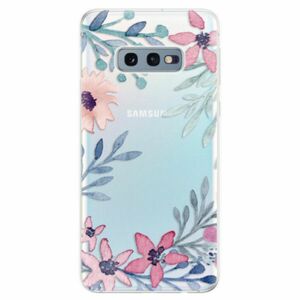 Odolné silikonové pouzdro iSaprio - Leaves and Flowers - Samsung Galaxy S10e obraz