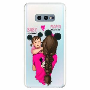Odolné silikonové pouzdro iSaprio - Mama Mouse Brunette and Girl - Samsung Galaxy S10e obraz