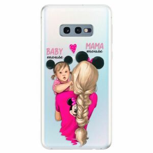 Odolné silikonové pouzdro iSaprio - Mama Mouse Blond and Girl - Samsung Galaxy S10e obraz