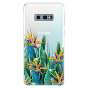 Odolné silikonové pouzdro iSaprio - Exotic Flowers - Samsung Galaxy S10e obraz