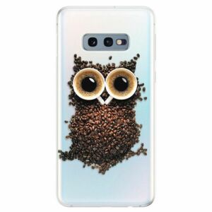Odolné silikonové pouzdro iSaprio - Owl And Coffee - Samsung Galaxy S10e obraz