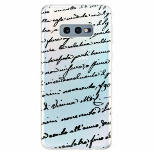 Odolné silikonové pouzdro iSaprio - Handwriting 01 - black - Samsung Galaxy S10e obraz