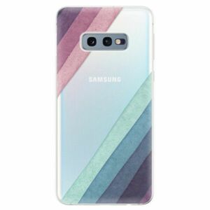 Odolné silikonové pouzdro iSaprio - Glitter Stripes 01 - Samsung Galaxy S10e obraz