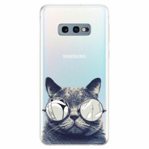 Odolné silikonové pouzdro iSaprio - Crazy Cat 01 - Samsung Galaxy S10e obraz