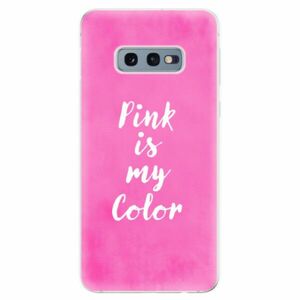 Odolné silikonové pouzdro iSaprio - Pink is my color - Samsung Galaxy S10e obraz