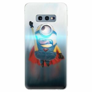 Odolné silikonové pouzdro iSaprio - Mimons Superman 02 - Samsung Galaxy S10e obraz