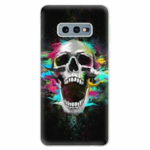 Odolné silikonové pouzdro iSaprio - Skull in Colors - Samsung Galaxy S10e obraz