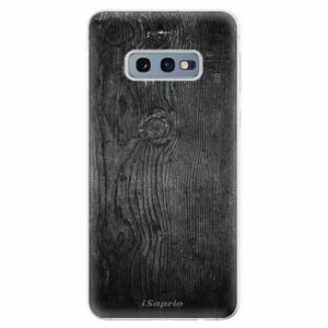 Odolné silikonové pouzdro iSaprio - Black Wood 13 - Samsung Galaxy S10e obraz
