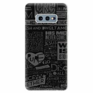 Odolné silikonové pouzdro iSaprio - Text 01 - Samsung Galaxy S10e obraz