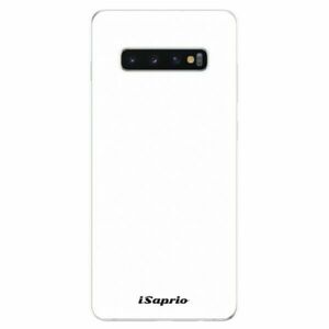 Odolné silikonové pouzdro iSaprio - 4Pure - bílý - Samsung Galaxy S10+ obraz