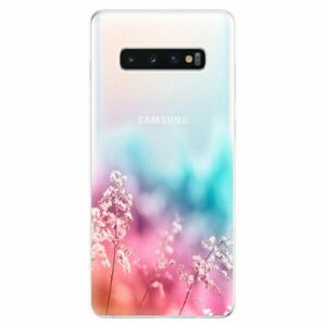 Odolné silikonové pouzdro iSaprio - Rainbow Grass - Samsung Galaxy S10+ obraz
