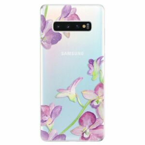 Odolné silikonové pouzdro iSaprio - Purple Orchid - Samsung Galaxy S10+ obraz