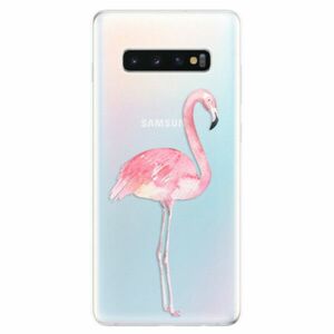 Odolné silikonové pouzdro iSaprio - Flamingo 01 - Samsung Galaxy S10+ obraz