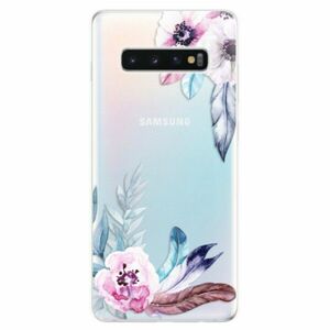 Odolné silikonové pouzdro iSaprio - Flower Pattern 04 - Samsung Galaxy S10+ obraz