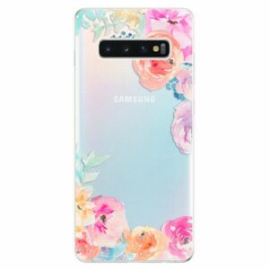 Odolné silikonové pouzdro iSaprio - Flower Brush - Samsung Galaxy S10+ obraz