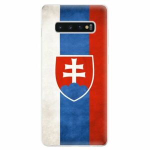 Odolné silikonové pouzdro iSaprio - Slovakia Flag - Samsung Galaxy S10+ obraz