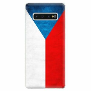 Odolné silikonové pouzdro iSaprio - Czech Flag - Samsung Galaxy S10+ obraz